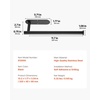 image:imageVEVOR Paper Towel Holder Under Cabinet Stainless Steel Paper Towel Holders Self Adhesive or Drilling Papers Towels Holder Wall Mount for Kitchen Bathroom PantryUnder Cabinet