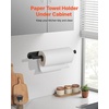 image:imageVEVOR Paper Towel Holder Under Cabinet Stainless Steel Paper Towel Holders Self Adhesive or Drilling Papers Towels Holder Wall Mount for Kitchen Bathroom PantryUnder Cabinet