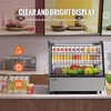 image:imageVEVOR Refrigerated Display Case 42 CuFt115L Countertop Pastry Display Case 2Tier Commercial Display Refrigerator with LED Lighting TURBO Cooling FrostFree AirCooling for Bakery42 CuFt