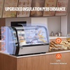 image:imageVEVOR Refrigerated Display Case 42 CuFt115L Countertop Pastry Display Case 2Tier Commercial Display Refrigerator with LED Lighting TURBO Cooling FrostFree AirCooling for Bakery5 CuFt