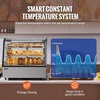image:imageVEVOR Refrigerated Display Case 42 CuFt115L Countertop Pastry Display Case 2Tier Commercial Display Refrigerator with LED Lighting TURBO Cooling FrostFree AirCooling for Bakery42 CuFt