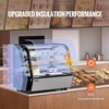 image:imageVEVOR Refrigerated Display Case 42 CuFt115L Countertop Pastry Display Case 2Tier Commercial Display Refrigerator with LED Lighting TURBO Cooling FrostFree AirCooling for Bakery42 CuFt