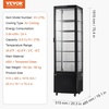 image:imageVEVOR Refrigerated Display Case 42 CuFt115L Countertop Pastry Display Case 2Tier Commercial Display Refrigerator with LED Lighting TURBO Cooling FrostFree AirCooling for Bakery98 CuFt