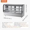 image:imageVEVOR Refrigerated Display Case 42 CuFt115L Countertop Pastry Display Case 2Tier Commercial Display Refrigerator with LED Lighting TURBO Cooling FrostFree AirCooling for Bakery32 CuFt
