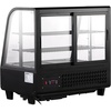 image:imageVEVOR Refrigerated Display Case 42 CuFt115L Countertop Pastry Display Case 2Tier Commercial Display Refrigerator with LED Lighting TURBO Cooling FrostFree AirCooling for Bakery35 CuFt