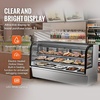 image:imageVEVOR Refrigerated Display Case 42 CuFt115L Countertop Pastry Display Case 2Tier Commercial Display Refrigerator with LED Lighting TURBO Cooling FrostFree AirCooling for Bakery32 CuFt