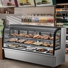image:imageVEVOR Refrigerated Display Case 42 CuFt115L Countertop Pastry Display Case 2Tier Commercial Display Refrigerator with LED Lighting TURBO Cooling FrostFree AirCooling for Bakery32 CuFt