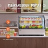 image:imageVEVOR Refrigerated Display Case 42 CuFt115L Countertop Pastry Display Case 2Tier Commercial Display Refrigerator with LED Lighting TURBO Cooling FrostFree AirCooling for Bakery5 CuFt