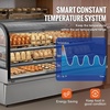 image:imageVEVOR Refrigerated Display Case 42 CuFt115L Countertop Pastry Display Case 2Tier Commercial Display Refrigerator with LED Lighting TURBO Cooling FrostFree AirCooling for Bakery32 CuFt