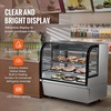 image:imageVEVOR Refrigerated Display Case 42 CuFt115L Countertop Pastry Display Case 2Tier Commercial Display Refrigerator with LED Lighting TURBO Cooling FrostFree AirCooling for Bakery18 CuFt