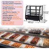 image:imageVEVOR Refrigerated Display Case 42 CuFt115L Countertop Pastry Display Case 2Tier Commercial Display Refrigerator with LED Lighting TURBO Cooling FrostFree AirCooling for Bakery35 CuFt