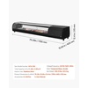 image:imageVEVOR Sushi Display Case Refrigerator 29 Cuft Commercial Sushi Case 5Pan Countertop Showcase with Curved Glass LED Lighting and Digital Temperature Control for SushiBar Restaurant Store7028in 5 Pan