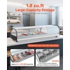 image:imageVEVOR Sushi Display Case Refrigerator 29 Cuft Commercial Sushi Case 5Pan Countertop Showcase with Curved Glass LED Lighting and Digital Temperature Control for SushiBar Restaurant Store5276in 5 Pan