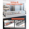 image:imageVEVOR Sushi Display Case Refrigerator 29 Cuft Commercial Sushi Case 5Pan Countertop Showcase with Curved Glass LED Lighting and Digital Temperature Control for SushiBar Restaurant Store6653in 7 Pan