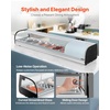 image:imageVEVOR Sushi Display Case Refrigerator 29 Cuft Commercial Sushi Case 5Pan Countertop Showcase with Curved Glass LED Lighting and Digital Temperature Control for SushiBar Restaurant Store6653in 7 Pan