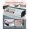 image:imageVEVOR Sushi Display Case Refrigerator 29 Cuft Commercial Sushi Case 5Pan Countertop Showcase with Curved Glass LED Lighting and Digital Temperature Control for SushiBar Restaurant Store4567in 4 Pan