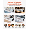 image:imageVEVOR Sushi Display Case Refrigerator 29 Cuft Commercial Sushi Case 5Pan Countertop Showcase with Curved Glass LED Lighting and Digital Temperature Control for SushiBar Restaurant Store6653in 7 Pan