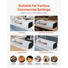 image:imageVEVOR Sushi Display Case Refrigerator 29 Cuft Commercial Sushi Case 5Pan Countertop Showcase with Curved Glass LED Lighting and Digital Temperature Control for SushiBar Restaurant Store5276in 5 Pan