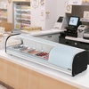 image:imageVEVOR Sushi Display Case Refrigerator 29 Cuft Commercial Sushi Case 5Pan Countertop Showcase with Curved Glass LED Lighting and Digital Temperature Control for SushiBar Restaurant Store5276in 5 Pan