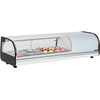 image:imageVEVOR Sushi Display Case Refrigerator 29 Cuft Commercial Sushi Case 5Pan Countertop Showcase with Curved Glass LED Lighting and Digital Temperature Control for SushiBar Restaurant Store4567in 4 Pan
