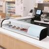 image:imageVEVOR Sushi Display Case Refrigerator 29 Cuft Commercial Sushi Case 5Pan Countertop Showcase with Curved Glass LED Lighting and Digital Temperature Control for SushiBar Restaurant Store5945in 6 Pan