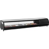 image:imageVEVOR Sushi Display Case Refrigerator 29 Cuft Commercial Sushi Case 5Pan Countertop Showcase with Curved Glass LED Lighting and Digital Temperature Control for SushiBar Restaurant Store7028in 5 Pan