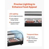 image:imageVEVOR Sushi Display Case Refrigerator 29 Cuft Commercial Sushi Case 5Pan Countertop Showcase with Curved Glass LED Lighting and Digital Temperature Control for SushiBar Restaurant Store7028in 5 Pan