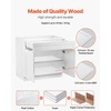 image:imageVEVOR White Shaker Base Cabinet with Drawer 18Inch Unassembled Drawer Base Cabinet 18 W x 24 D x 345 H Ready to Assemble Cabinet with SoftClose Door and Adjustable Shelf for Home Office30W Base Cabinet