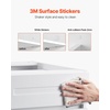 image:imageVEVOR White Shaker Base Cabinet with Drawer 18Inch Unassembled Drawer Base Cabinet 18 W x 24 D x 345 H Ready to Assemble Cabinet with SoftClose Door and Adjustable Shelf for Home Office18W Base Cabinet