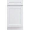 image:imageVEVOR White Shaker Base Cabinet with Drawer 18Inch Unassembled Drawer Base Cabinet 18 W x 24 D x 345 H Ready to Assemble Cabinet with SoftClose Door and Adjustable Shelf for Home Office18W Base Cabinet