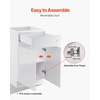 image:imageVEVOR White Shaker Base Cabinet with Drawer 18Inch Unassembled Drawer Base Cabinet 18 W x 24 D x 345 H Ready to Assemble Cabinet with SoftClose Door and Adjustable Shelf for Home Office18W Base Cabinet