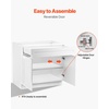 image:imageVEVOR White Shaker Base Cabinet with Drawer 18Inch Unassembled Drawer Base Cabinet 18 W x 24 D x 345 H Ready to Assemble Cabinet with SoftClose Door and Adjustable Shelf for Home Office30W Base Cabinet
