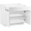 image:imageVEVOR White Shaker Base Cabinet with Drawer 18Inch Unassembled Drawer Base Cabinet 18 W x 24 D x 345 H Ready to Assemble Cabinet with SoftClose Door and Adjustable Shelf for Home Office30W Base Cabinet