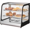 image:imageVEVOR 2Tier Commercial Food Warmer Display 850W Food Display Warmer wTempered Glass and Steam Heating 86185 Temperature Control 111L Large Capacity for Hamburger Pizza Bread Fried Chicken2Tier117QT