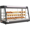 image:imageVEVOR 2Tier Commercial Food Warmer Display 850W Food Display Warmer wTempered Glass and Steam Heating 86185 Temperature Control 111L Large Capacity for Hamburger Pizza Bread Fried Chicken4724 x 1890 x 2520 in  1200 x 480 x 640 mm
