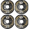 image:imageVEVOR Electric Trailer Brake Assembly 12 x 2 1 Pair SelfAdjusting Electric Brakes Kit for 7000 lbs Axle 5Hole Mounting Backing Plates for Braking System Part Replacement 1 Right  1 Left2 Pairs Brakes