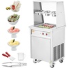 image:imageVEVOR Fried Ice Cream Roll Machine Stainless Steel Commercial Rolled Ice Cream Maker with Compressor and 4 Scrapers2Pcs 177 x 177 Square StirFried Ice Cream Pans for Frozen YogurtIce Cream840Wsingle pan