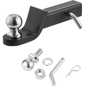 image:imageVEVOR 2 Inch Receiver Trailer Hitch Ball Mount 7500 lbs Capacity Black Carbon Steel Fits Truck RV Trailer ATV MotorcycleBlack