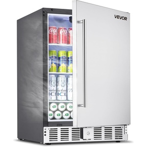 image:imageVEVOR 24 inch Undercounter Refrigerator 2 Drawer Refrigerator with Different Temperature 487 Cuft Capacity Waterproof Indoor and Outdoor Under Counter Freezer Fridge for Home and Commercial UseBlack