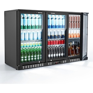 image:imageVEVOR 24Inch IndoorOutdoor Beverage Refrigerator 150 QT Freestanding or Undercounter Beverage Fridge 180 Cans Builtin Beer Fridge with Stainless Steel Body for Residential Home Bar Commercial Use53 x 20 x 33 in