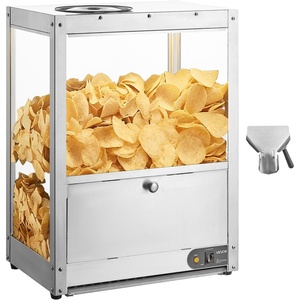 image:imageVEVOR 2Tier Commercial Food Warmer Display 850W Food Display Warmer wTempered Glass and Steam Heating 86185 Temperature Control 111L Large Capacity for Hamburger Pizza Bread Fried Chicken1969 x 1319 x 2638 in  500 x 335 x 670 mm