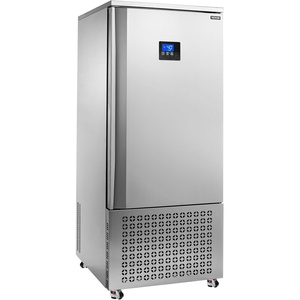 image:imageVEVOR 80 L Blast Chiller 3 Trays Commercial Flash Freezers lt3168Fgt 4 Modes Chest Shock Frozen 304 Stainless Steel Flash Freezer 360 Defrost Blast Chiller with Casters for Seafood Ice Cream370L