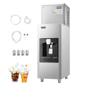 image:imageVEVOR Commercial Ice Maker 450 LbsDay IceMaking Machine 180 Lbs Large Storage Bin with 20 LbsMin Automatic IceDispensing SelfCleaning Ice Machine with Touchscreen for Bar Cafe Restaurant450 LbsDay Ice Maker