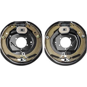 image:imageVEVOR Electric Trailer Brake Assembly 12 x 2 1 Pair SelfAdjusting Electric Brakes Kit for 7000 lbs Axle 5Hole Mounting Backing Plates for Braking System Part Replacement 1 Right  1 Left1 Pair Brakes