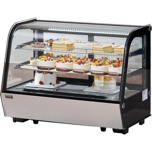 image:imageVEVOR Refrigerated Display Case 42 CuFt115L Countertop Pastry Display Case 2Tier Commercial Display Refrigerator with LED Lighting TURBO Cooling FrostFree AirCooling for Bakery5 CuFt