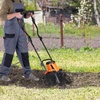 image:imageVEVOR 10 Amp Electric Tiller 14 Tilling Width 394 Tilling Depth Corded Electric TillerCultivator Steel Mn Tines Rototiller for Garden Lawn Soil Digging10 Amp  14 width