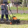 image:imageVEVOR 10 Amp Electric Tiller 14 Tilling Width 394 Tilling Depth Corded Electric TillerCultivator Steel Mn Tines Rototiller for Garden Lawn Soil Digging12 Amp  18 width