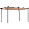 image:imageVEVOR 10x13 Outdoor Retractable Pergola with Canopy Aluminum Pergola with Retractable Canopy Modern StyleSun Shadefor Patios Gardens Decks Backyards BeigeBeige