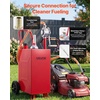 image:imageVEVOR 15 Gallon Fuel Gas Caddy Carbon Steel Portable Fuel Transfer Storage Tank with Manual Pump amp Rolling Wheels Gasoline Diesel Can Container for Cars Lawn Mowers ATVs Boats Motorcycles Red