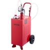 image:imageVEVOR 15 Gallon Fuel Gas Caddy Carbon Steel Portable Fuel Transfer Storage Tank with Manual Pump amp Rolling Wheels Gasoline Diesel Can Container for Cars Lawn Mowers ATVs Boats Motorcycles Red